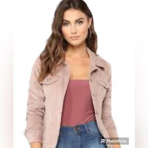 Tribal Corduroy Mauve Jacket - M - Great Condition